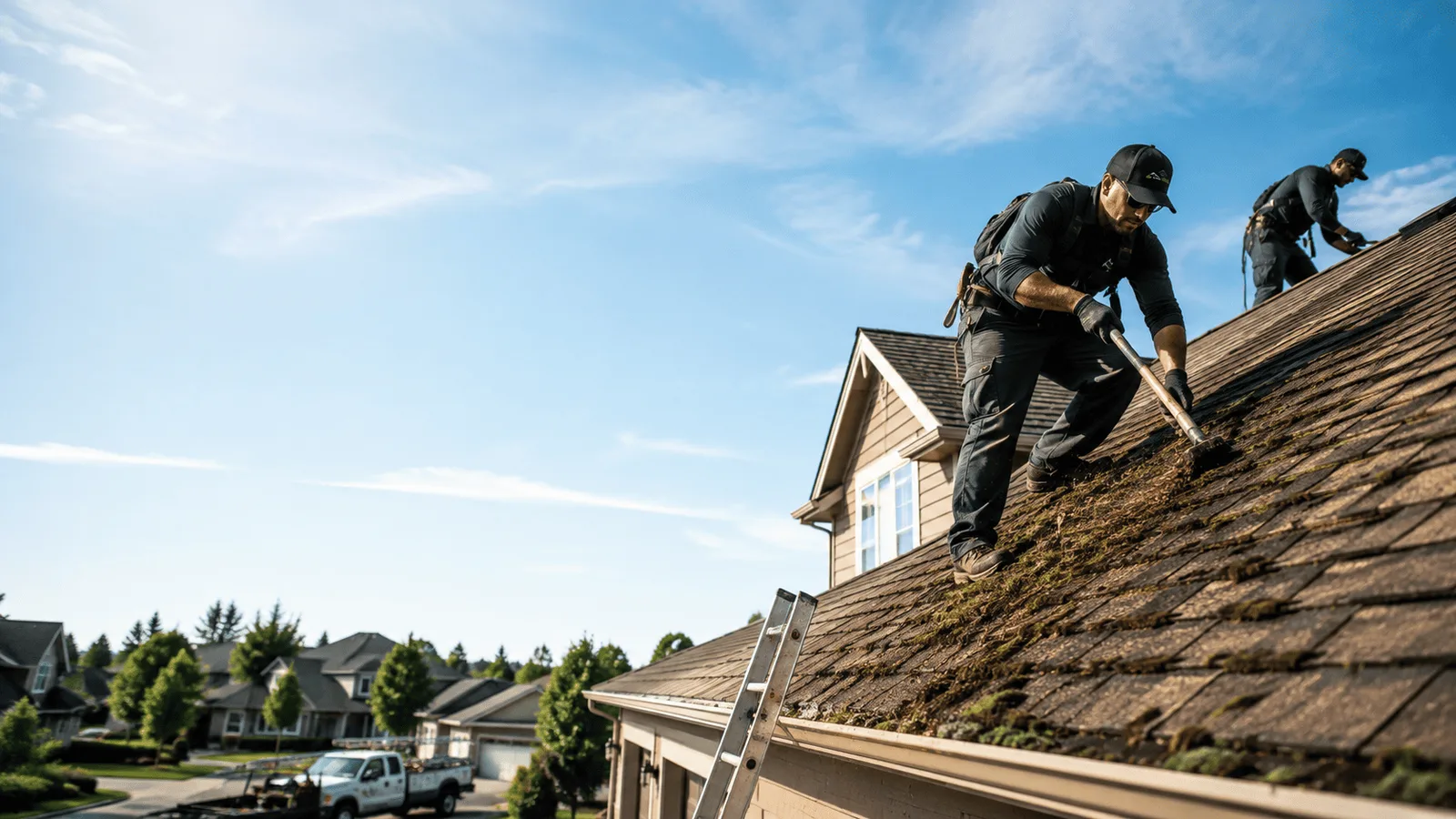 Roof Moss Removal in Barronett, WI near me